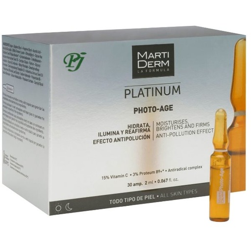 [137143] Platinum Photo Age Ampollas 30 x 2 Ml. - Martiderm