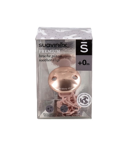 [137290] Broche Pinza Chupete Premium Redondo - Suavinex