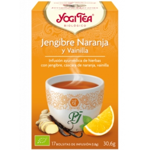 [011158] Jengibre Naranja Vainilla 17 Filtros - Yogi Tea
