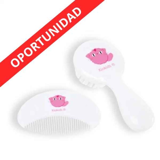 [137379] Cepillo Y Peine Rosa - Kiokids