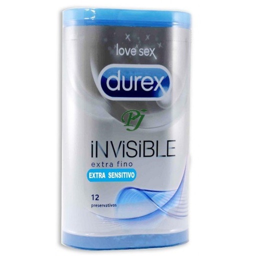 [137729] Preservativos Invisible Extra Finos Extra Sensitivo 12 Uds. - Durex
