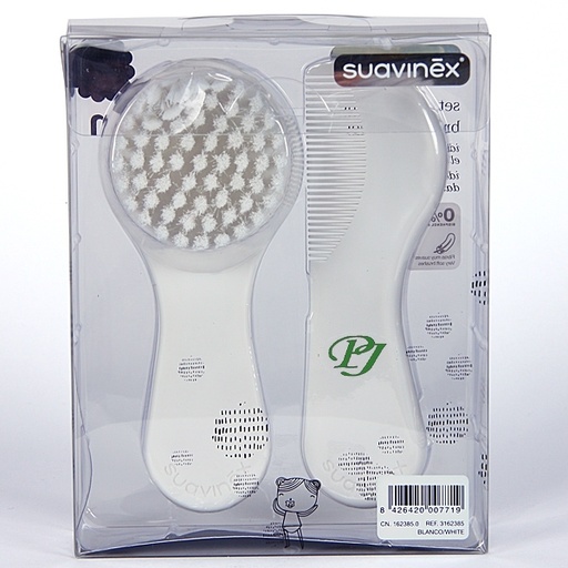 [137880] Set Cepillo Y Peine Blanco - Suavinex