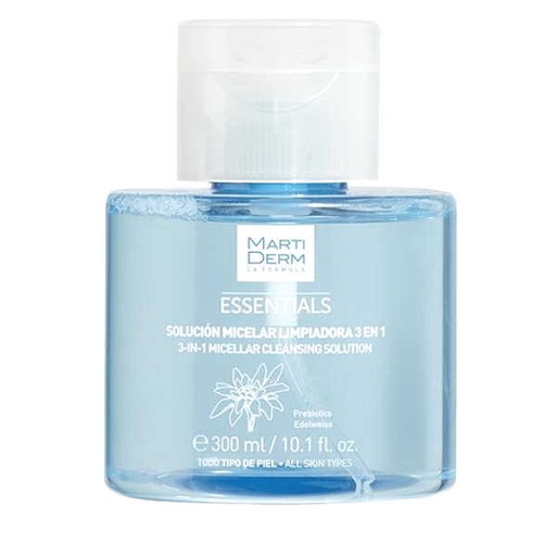 [137926] Solución Micelar Limpiadora 3 En 1 300 Ml. Essentials - Martiderm