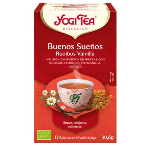 [011211] Buenos Sueños Rooibos Vainilla 17 Filtros - Yogi Tea