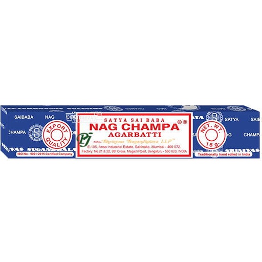 [183012] Nag Champa Barritas 15Gr Azul - Satya