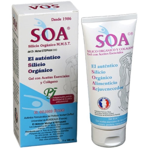 [183131] Soa Gel Silicio Orgánico Con Aceites Esenciales 125 Ml. - Dr. Michel Stephan