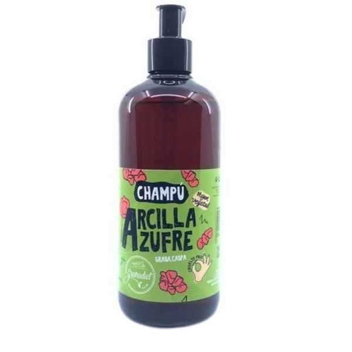 [185065] Champú Con Dosificador De Arcilla Y Azufre 500 Ml. - Granadiet