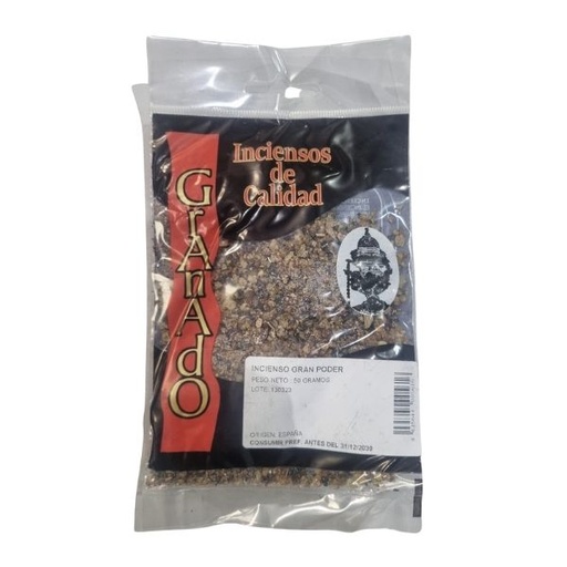 [09502] Incienso Gran Poder Bolsa 50 G. - Granado Y Bencano