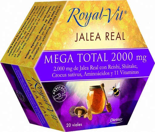 [07343] Royal Vit Mega Total 20 Viales 2000 Mg. - Dielisa