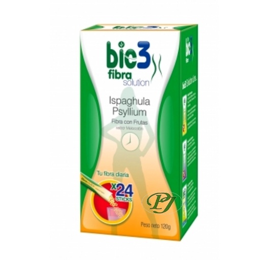 [011413] Fibra Solution Frutas Ispaghula 24 Stick - Bie3