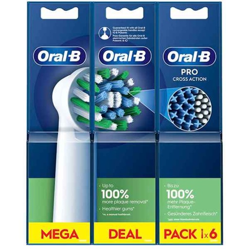 [189378] Recambio 6 Uds. Crossaction - Oral B