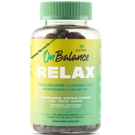 [1301506] Aquilea On Balance Relax 60 Gummies - Uriach