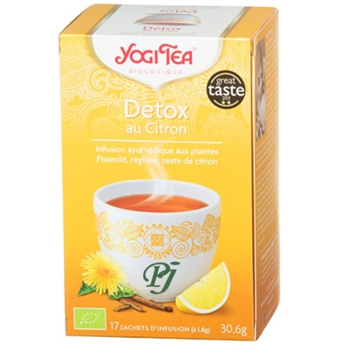 [011605] Detox Limón 17 Filtros - Yogi Tea