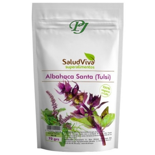 [011607] Albahaca Santa Eco 80 G. - Saludviva