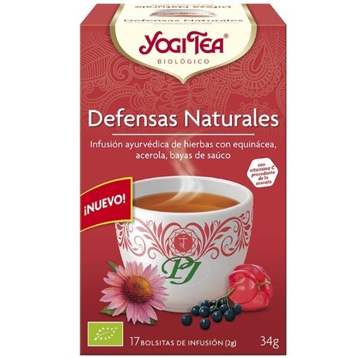 [011644] Defensas Naturales 17 Filtros - Yogi Tea