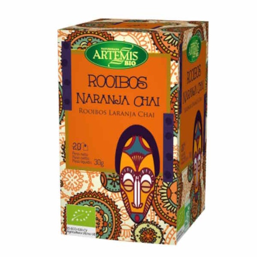 [011691] Té Rooibos Bio 20 Filtros Naranja Chai - Artemis