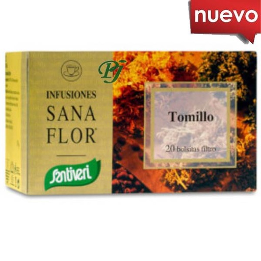 [011711] Sanaflor Tomillo Bio 20 Filtros - Santiveri