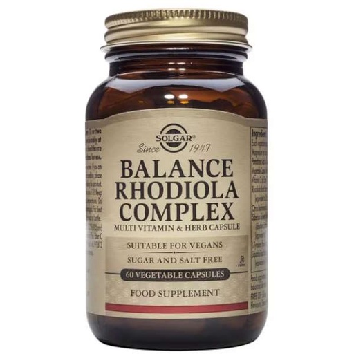 [059212] Rodiola Balance Complex 60 Cápsulas - Solgar