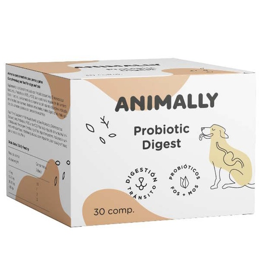 [19896] Probiotic Digest 30 Comprimidos - Animally