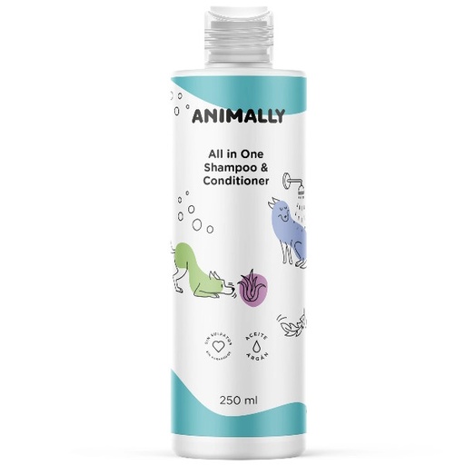 [19900] All In One Shampoo & Conditioner 250 Ml. - Animally