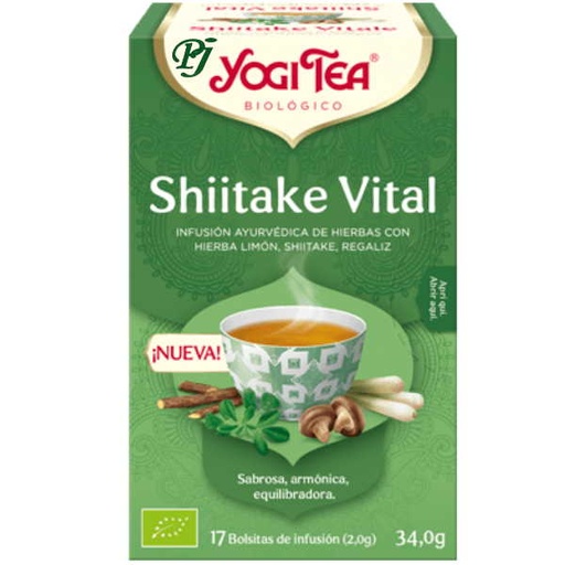 [011852] Shiitake Vital 17 Filtros - Yogi Tea