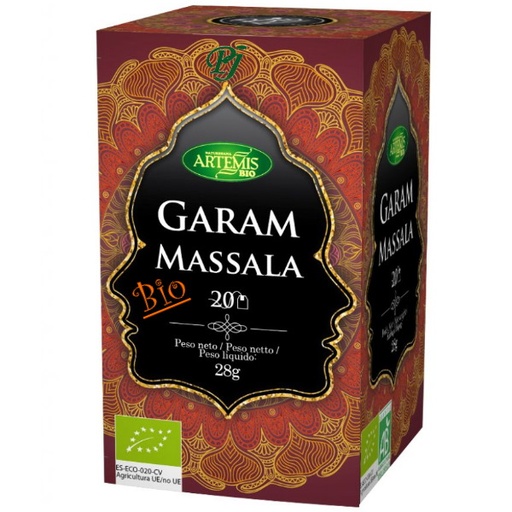 [011880] Garam Masala 20 Filtros - Artemis
