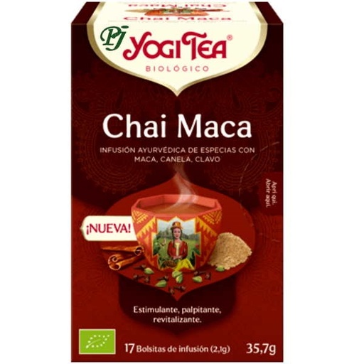 [011937] Maca Chai 17 Filtros - Yogi Tea