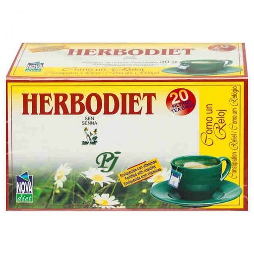 [01555] Herbodiet Como Un Reloj 20 Filtros - Novadiet