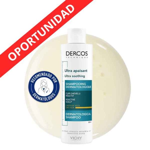 [500016] Champú Cuero Cabelludo Sensible Cabello Seco 200 Ml. - Vichy