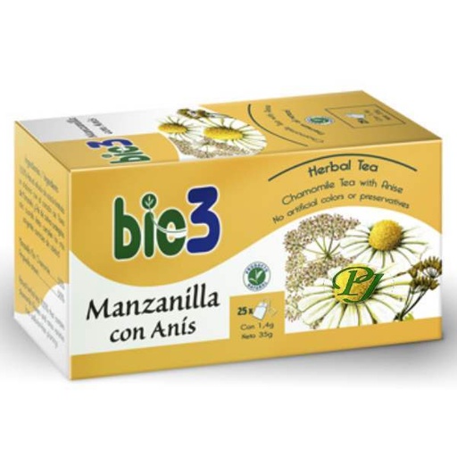 [01593] Manzanilla Con Anís 25 Filtros - Bie3