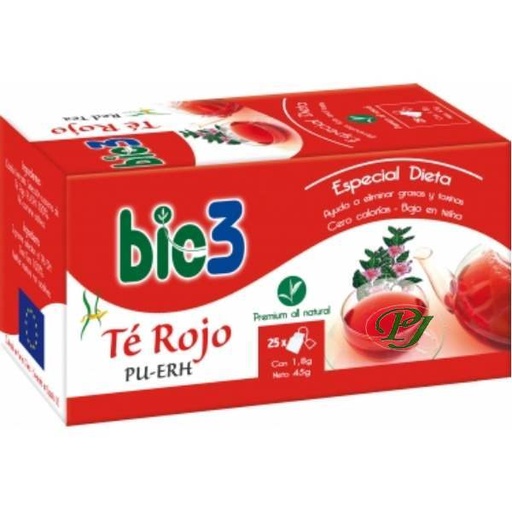 [01704] Té Rojo 25 Filtros - Bie3