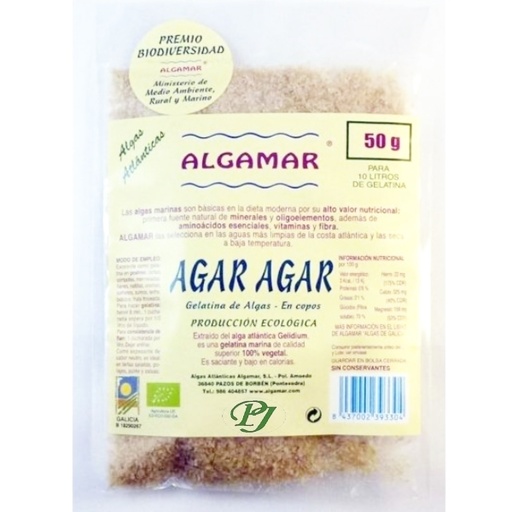 [02124] Alga Agar Agar Polvo 50 G. - Algamar