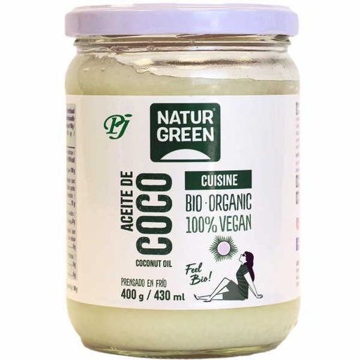 [02403] Aceite Coco Desodorizado 430 Ml. - Naturgreen