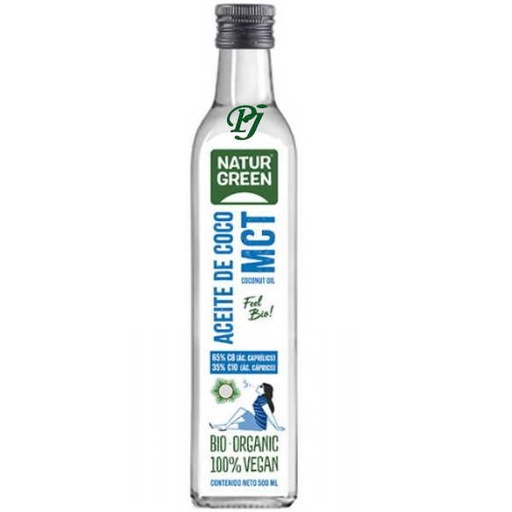 [02442] Aceite De Coco Mct Bio 500 Ml. - Naturgreen
