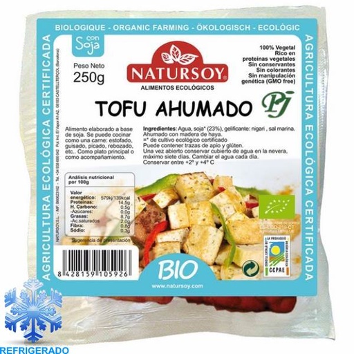 [03425] Tofu Ahumado Bio Fresco 250 G. - Natursoy
