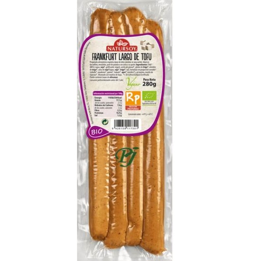 [03554] Salchicha Larga Frankfurt 280 G. - Natursoy