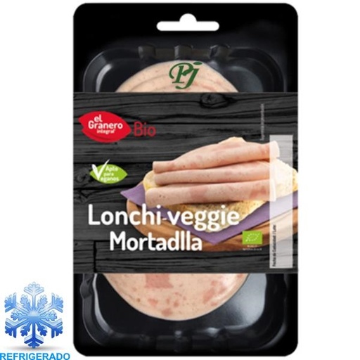 [03693] Lonchas Vegeganas Sabor Mortadela 100 G. - El Granero