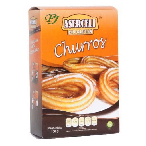 [03713] Churros Sin Gluten 150 G. - Aserceli
