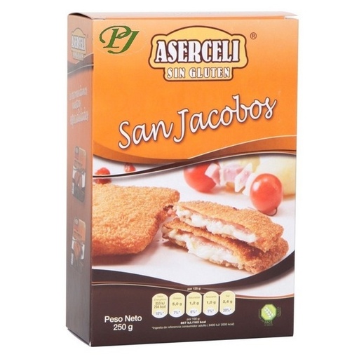 [03715] San Jacobos Sin Gluten 250 G. - Aserceli