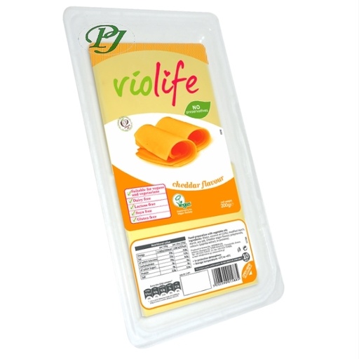 [03950] Queso Lonchas Cheddar 200 G. 10 Lonchas - Violife