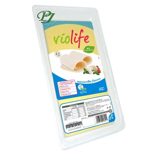 [03982] Queso Lonchas Mozarella 200 G. 10 Lonchas - Violife