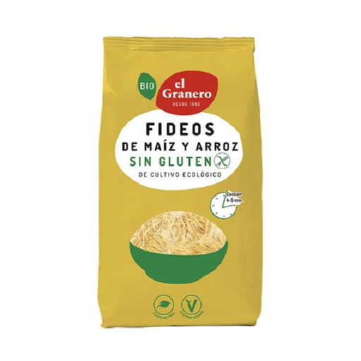 [041274] Fideos De Maíz Y Arroz Sin Gluten Eco 500 G. - El Granero