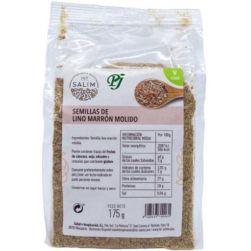 [040580] Semilla Lino Marrón Molida 175 G. - Int Salim