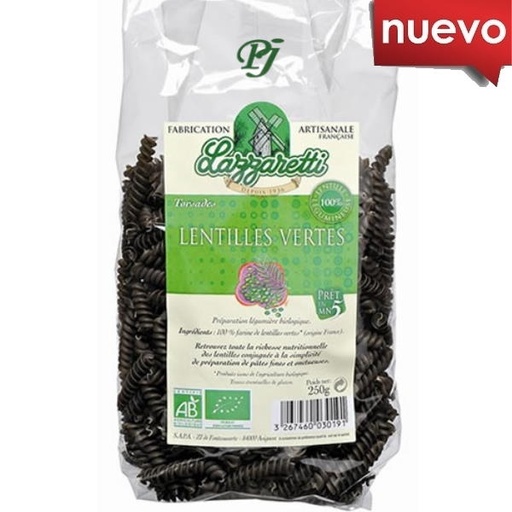 [040693] Espirales Lentejas Verdes 250 G. - Lazzaretti