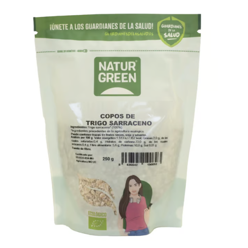 [040829] Copos Trigo Sarraceno 250 G. - Naturgreen