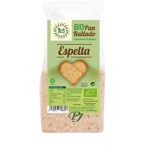 [040842] Pan Rallado De Espelta 300 G. - Sol Natural