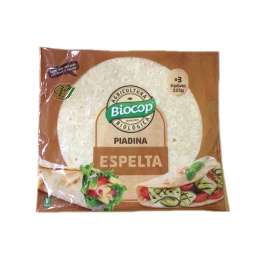 [040847] Piadina Espelta 3 Unidades 225 G. - Biocop