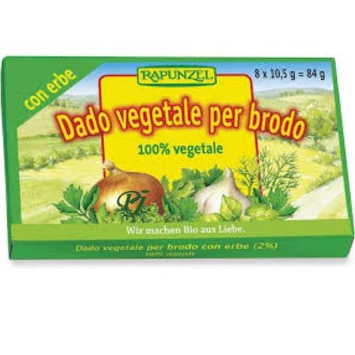 [041072] Caldo Vegetal Cubos 84 G. - Rapunzel