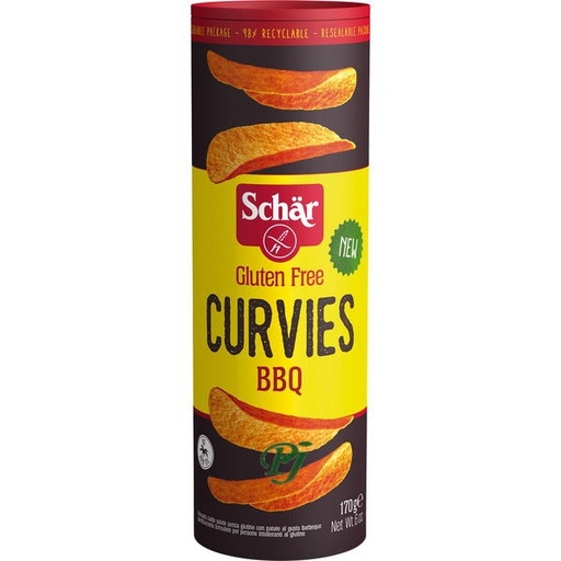 [041124] Patatas Curvies Bbq 170 G. - Schar