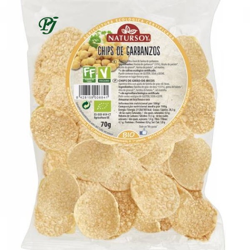 [041179] Chips De Garbanzos 70 G. - Natursoy